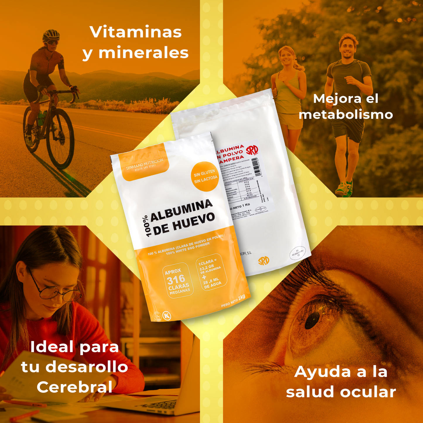 Albúmina de Huevo en Polvo Campera