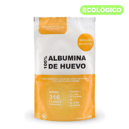 Albúmina de Huevo en Polvo Ecológica