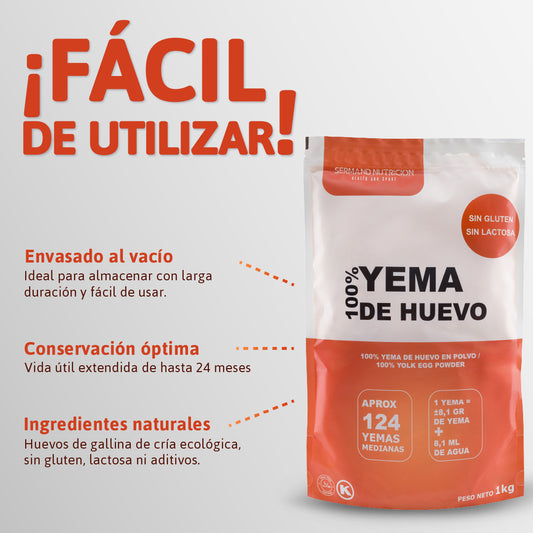 Yema de Huevo en Polvo Ecológica