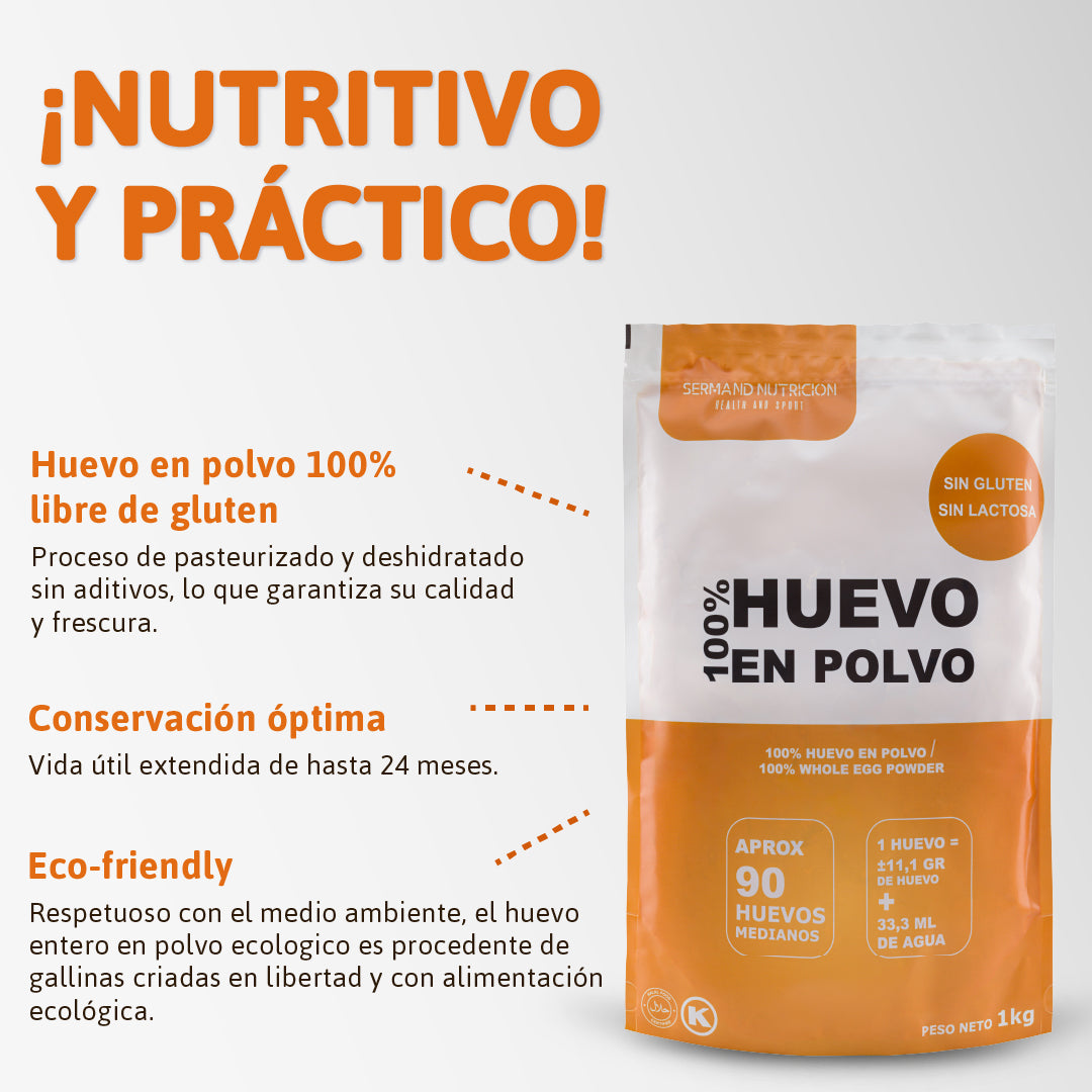 Huevo Entero en Polvo Ecológico