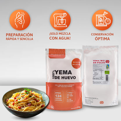 Yema de Huevo en Polvo Ecológica