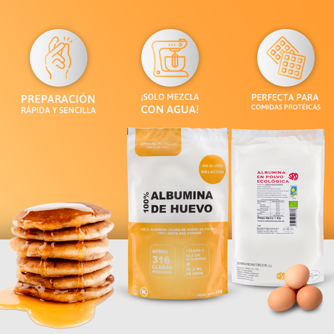 Albúmina de Huevo en Polvo Ecológica