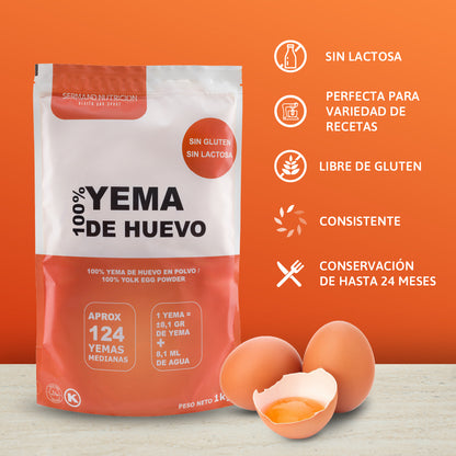 Yema de Huevo en Polvo Ecológica