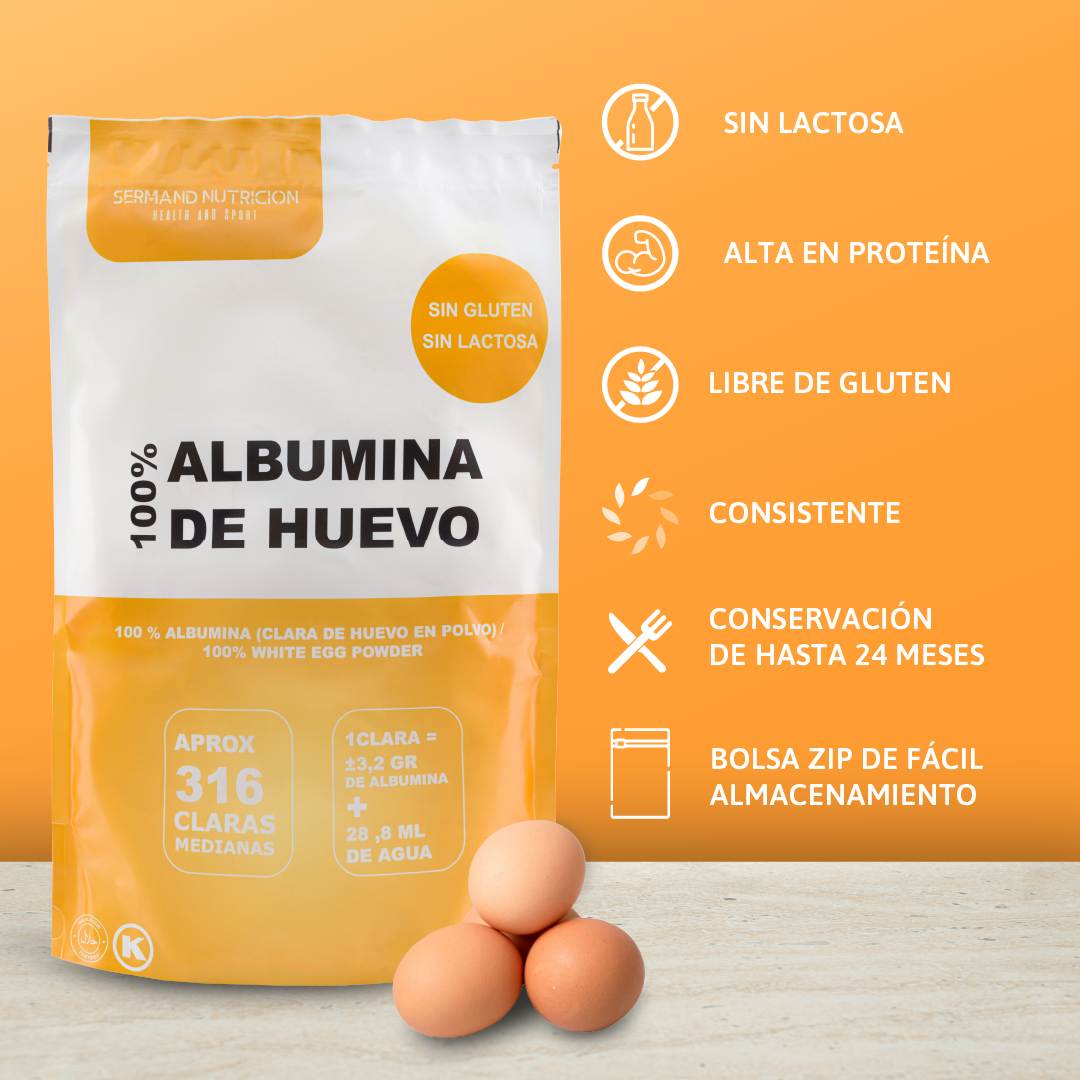 Albúmina de Huevo en Polvo Ecológica