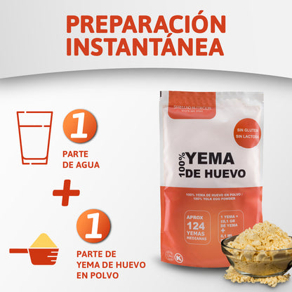 Yema de Huevo en Polvo Ecológica