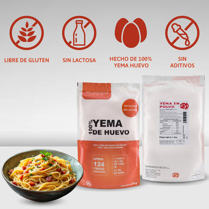 Yema de Huevo en Polvo Natural