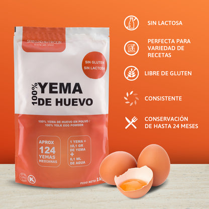Yema de Huevo en Polvo Natural