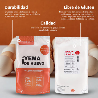Yema de Huevo en Polvo Campero