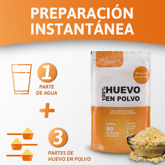 Huevo Entero en Polvo Natural