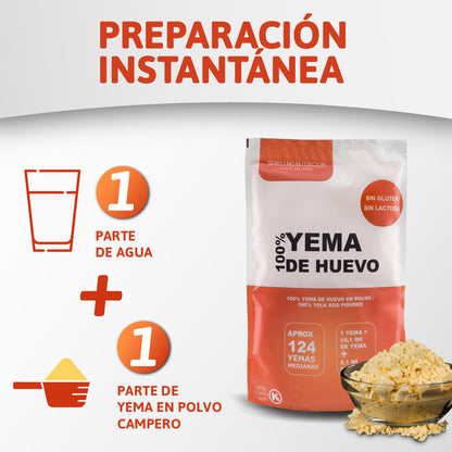 Yema de Huevo en Polvo Campero