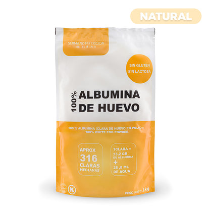 Albúmina de Huevo en Polvo Natural
