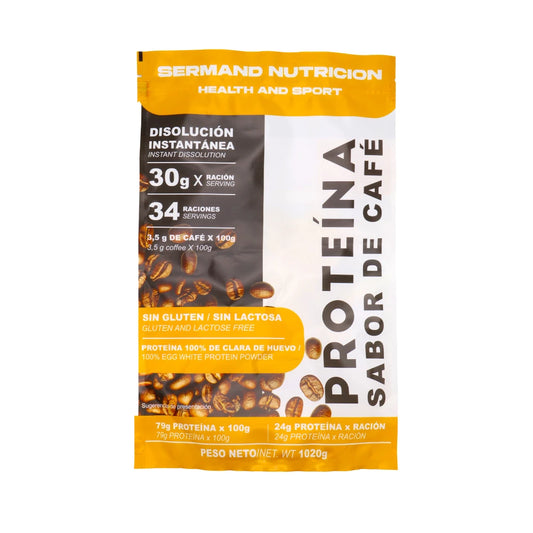 Proteína en polvo con café