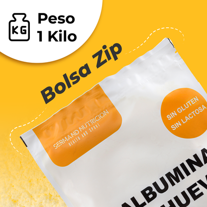 Albúmina de Huevo en Polvo Natural