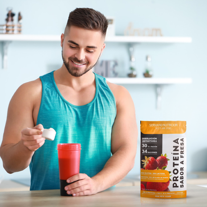 Proteína en Polvo Sabor Fresa