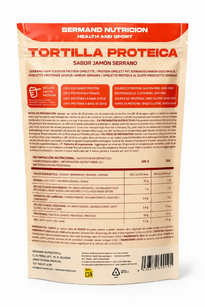 Tortilla proteica Sabor Jamón Serrano