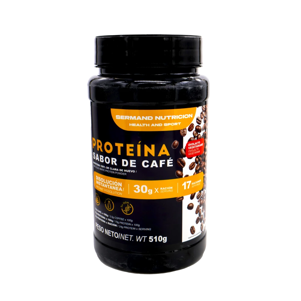 Proteína en polvo con café